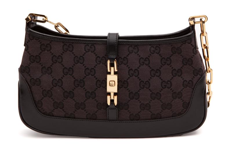 Gucci black canvas handbag (1 of 13)