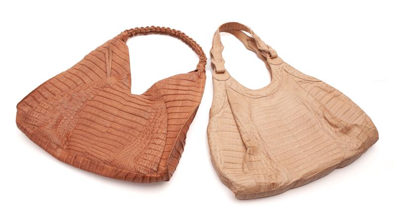 (2) Nancy Gonzalez leather handbags. (1 of 9)