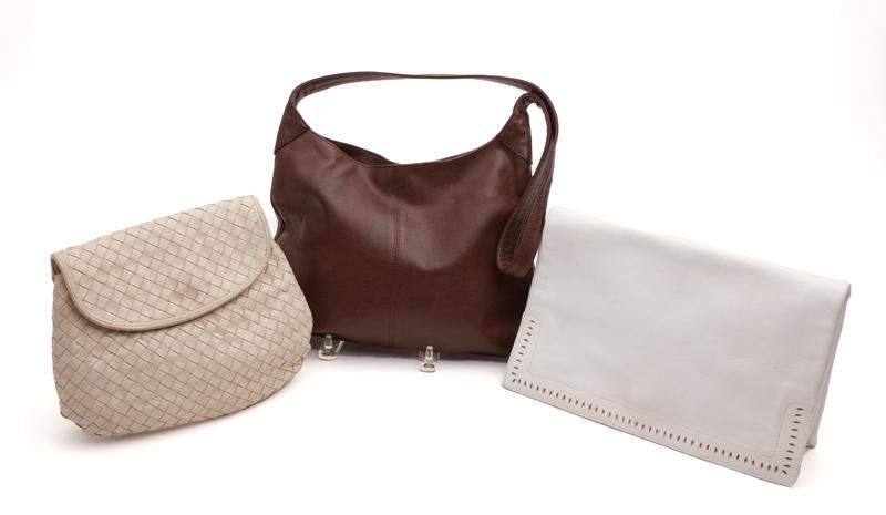 (3) Bottega Venetta handbags: (3) Bottega Venetta handbags