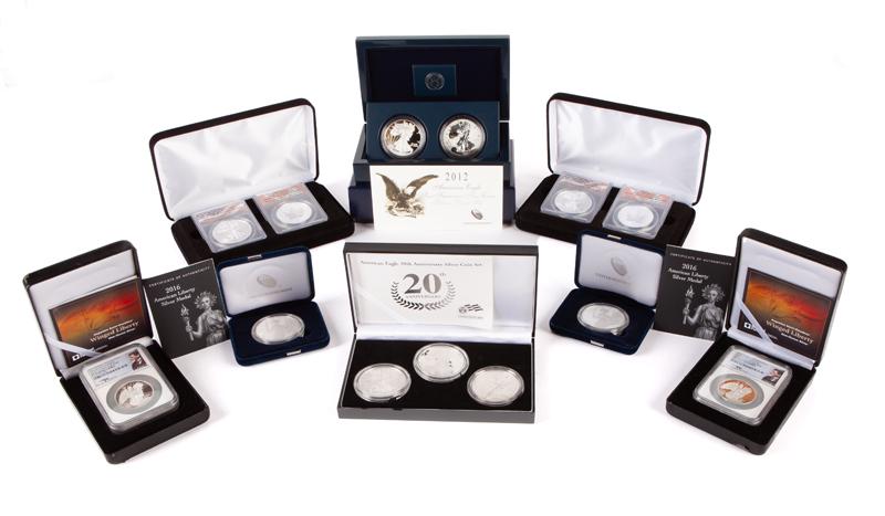 Silver Rounds Group of Sets (13 coins) (1 of 9)