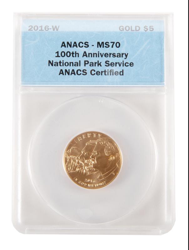 2016 US 8.3 g Gold Coin ANACS MS 70 (1 of 4)
