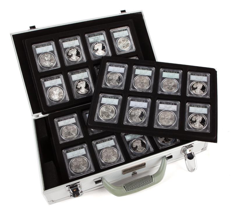 US 1 oz Silver Eagle Premier Grp. (24) PCGS (1 of 5)