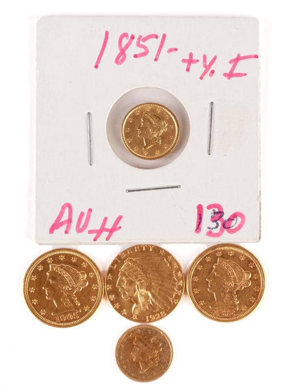 US Gold Coins Group (5) (1 of 4)