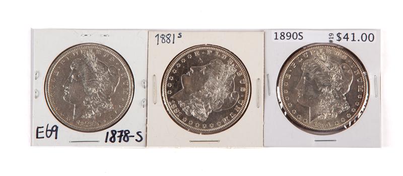 US Morgan Silver Dollar San Francisco Group (3) (1 of 4)