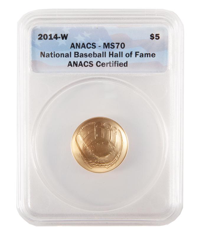 2014 US 8.3 g Gold Coin ANACS MS 70 (1 of 4)