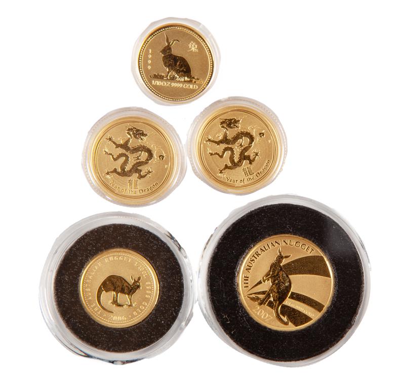Australia Gold Coins Group (5)