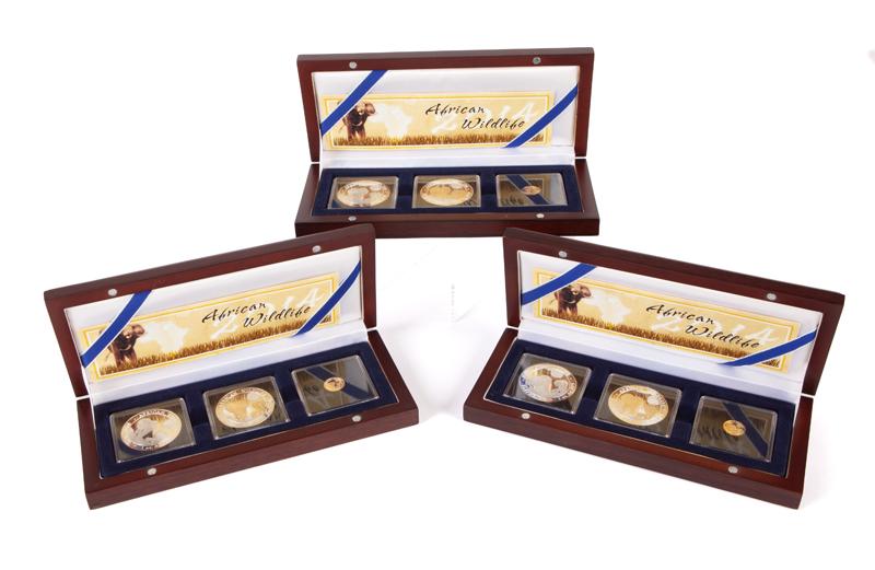 2014 Somalia Wildlife Gold and Silver Sets (3 sets (1 of 6)