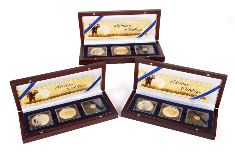 2013 Somalia Wildlife Gold and Silver Sets (3 sets (1 of 6)