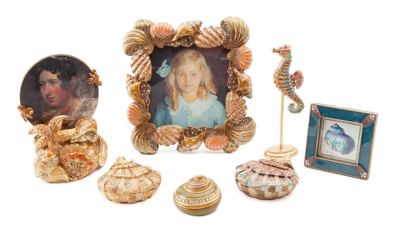 (7) Jay Strongwater enamel & jeweled articles, (1 of 13)