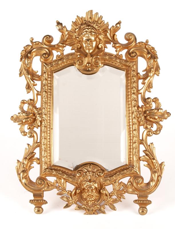 Gilt bronze framed dressing table mirror (1 of 7)
