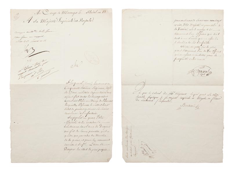 1805 Napoleon Bonaparte document (1 of 13)
