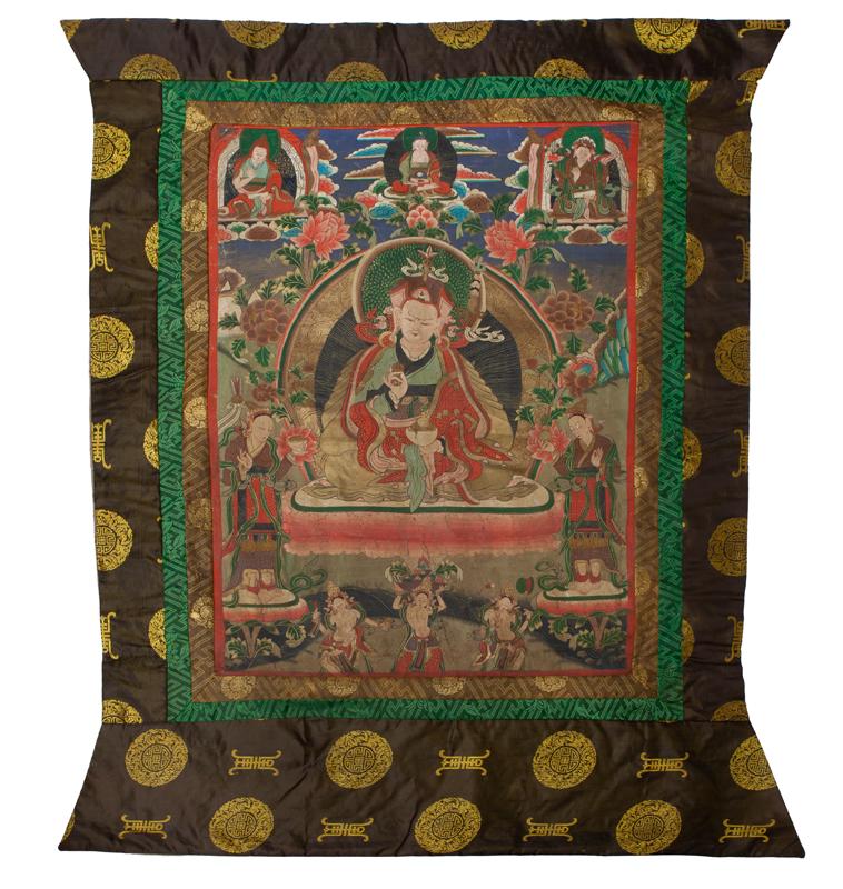 Chinese-Tibetan Qing thangka (1 of 4)