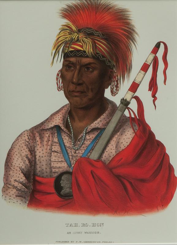 McKenney & Hall Native American portrait, (1 of 4)