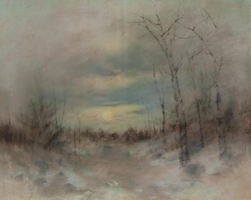 John Henry Twachtman "Untitled (Landscape)" (1 of 7)