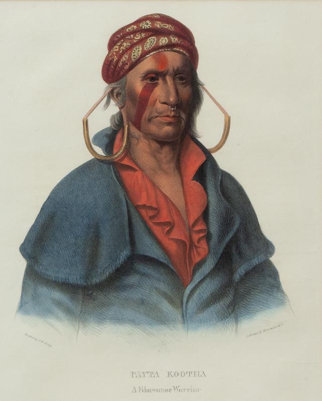 McKenney & Hall Native American portrait (1 of 5)