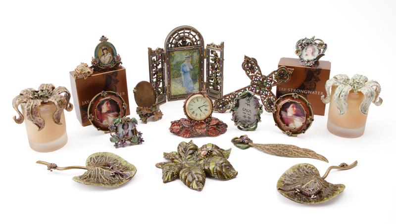 (17) Jay Strongwater enamel & jewel table articles (1 of 11)