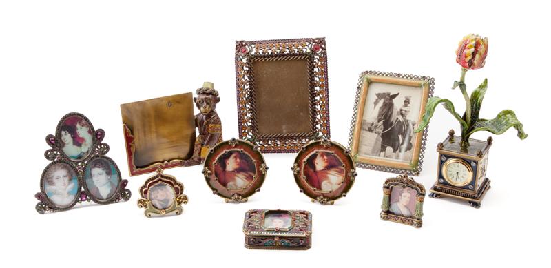 (10) Jay Strongwater enamel & jewel table articles (1 of 17)