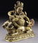 584: Chinese - Tibetan gilt bronze God of Prosperity - 2