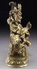 584: Chinese - Tibetan gilt bronze God of Prosperity - 3