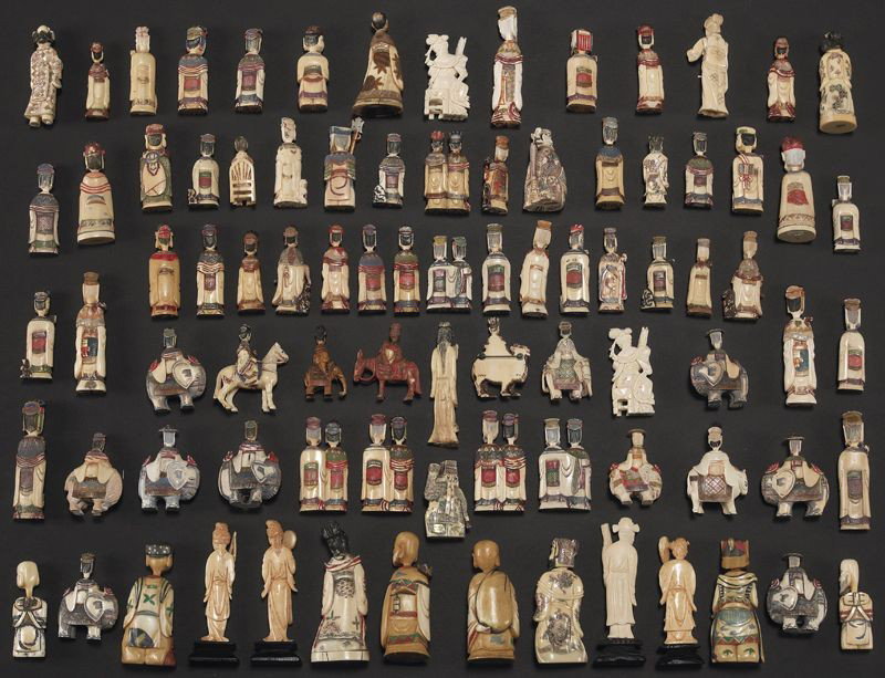 (88) Chinese and Japanese carved ivory snuff - 2