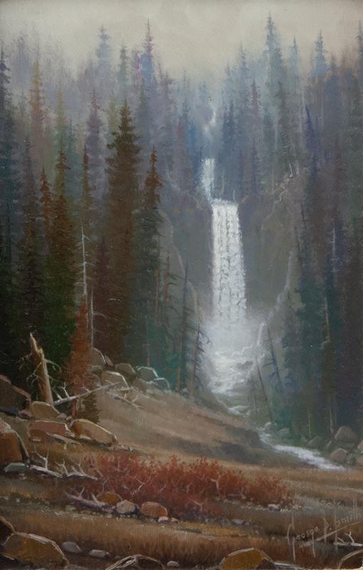 George P. Smith "Journey of the Water" oil (1 of 5)