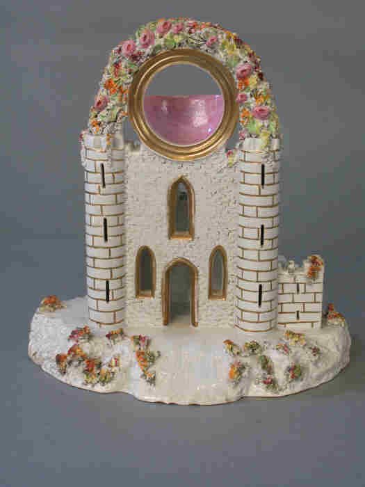 Staffordshire watch holder in the form o