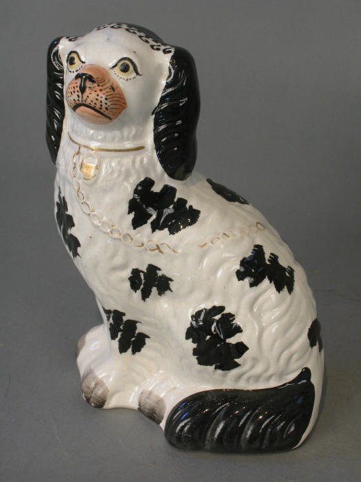Pair of Disrali Staffordshire spaniels, - 3