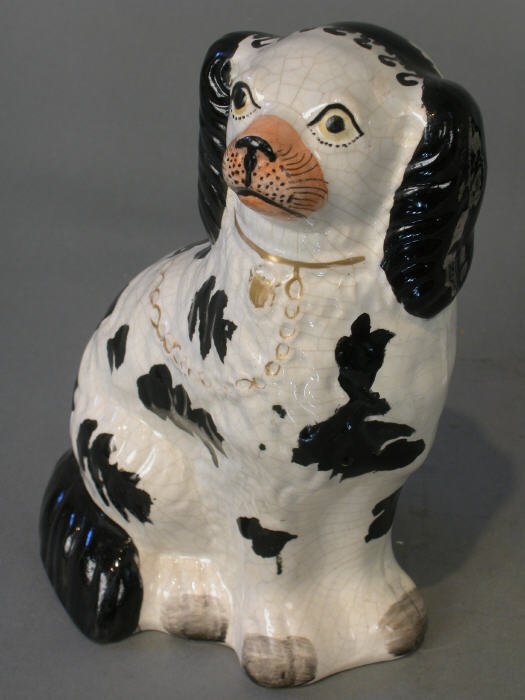 Pair of Disrali Staffordshire spaniels, - 5