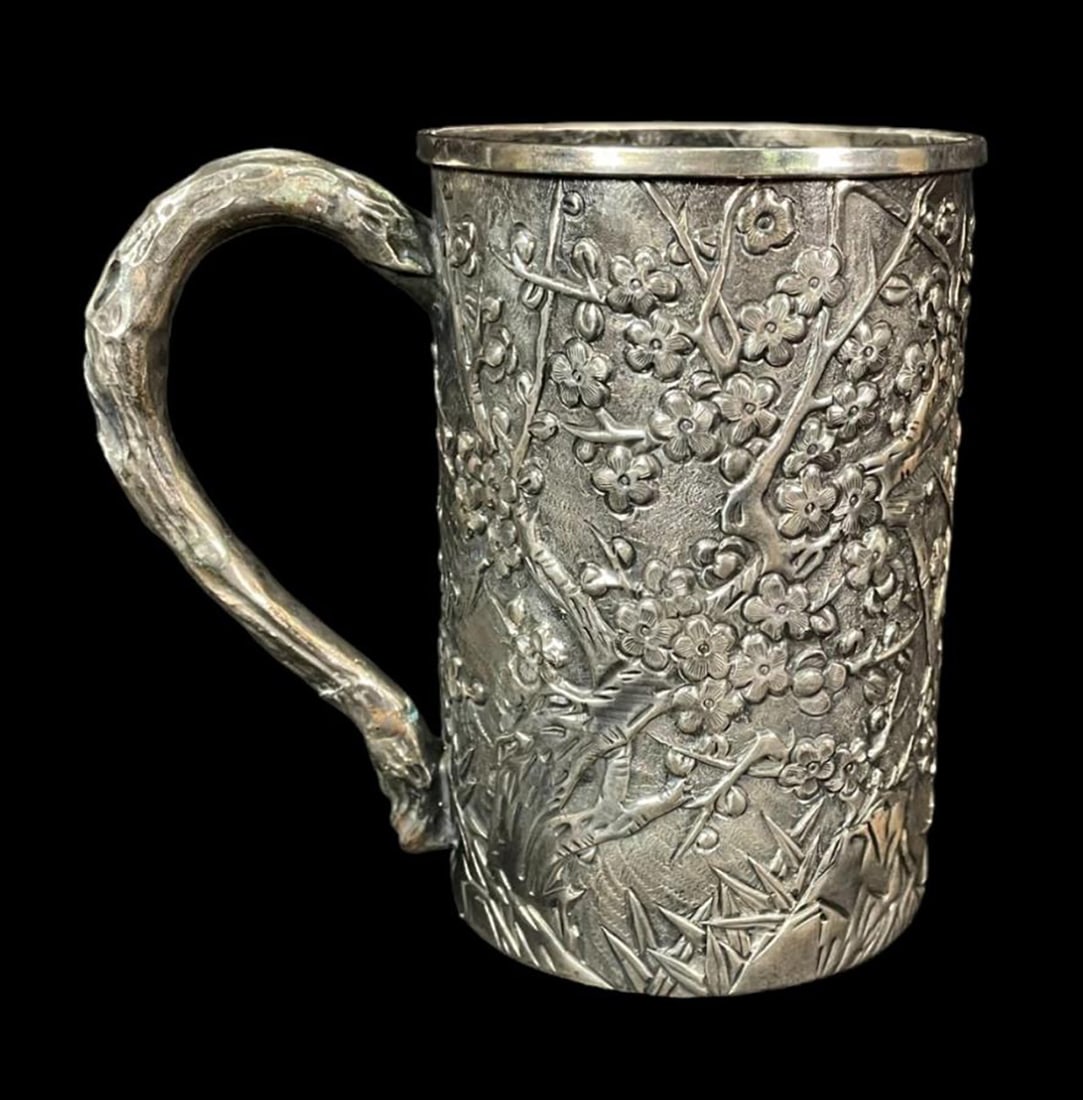 CHINESE STERLING CUP WEIGHT 209.25 GRAMS (1 of 4)