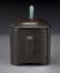 107: Chinese Qing silver inlaid bronze censer - 3
