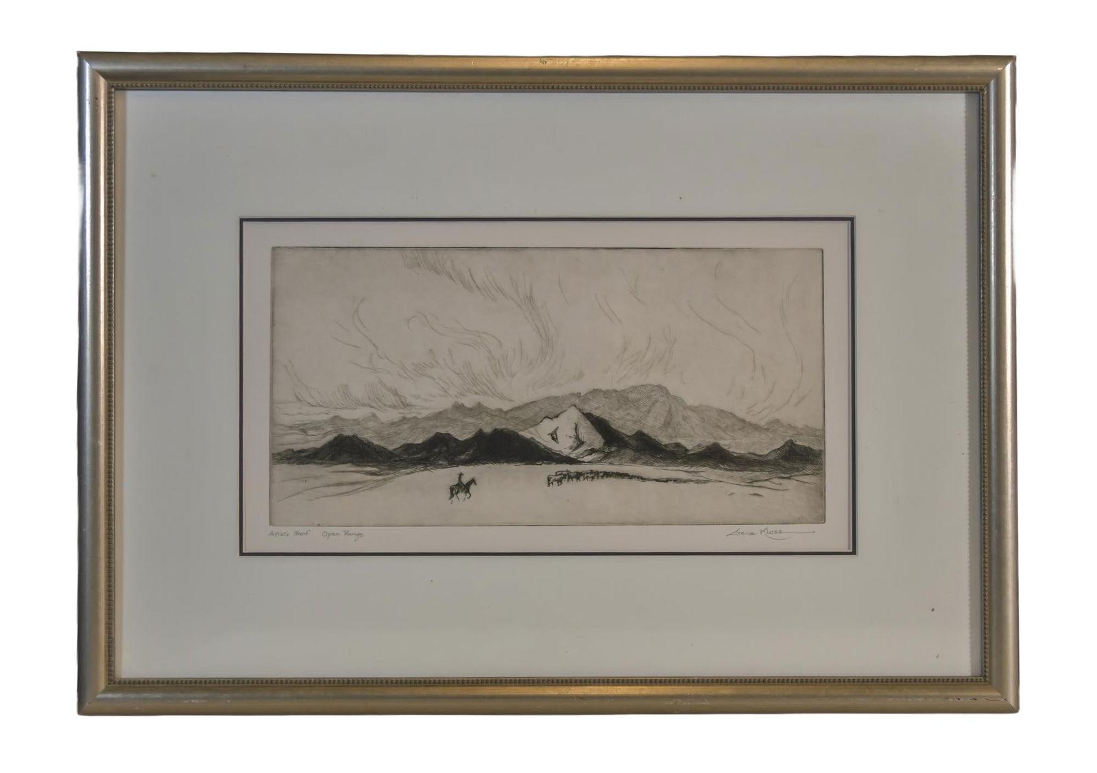 Alice Gene Kloss Etching (1 of 2)