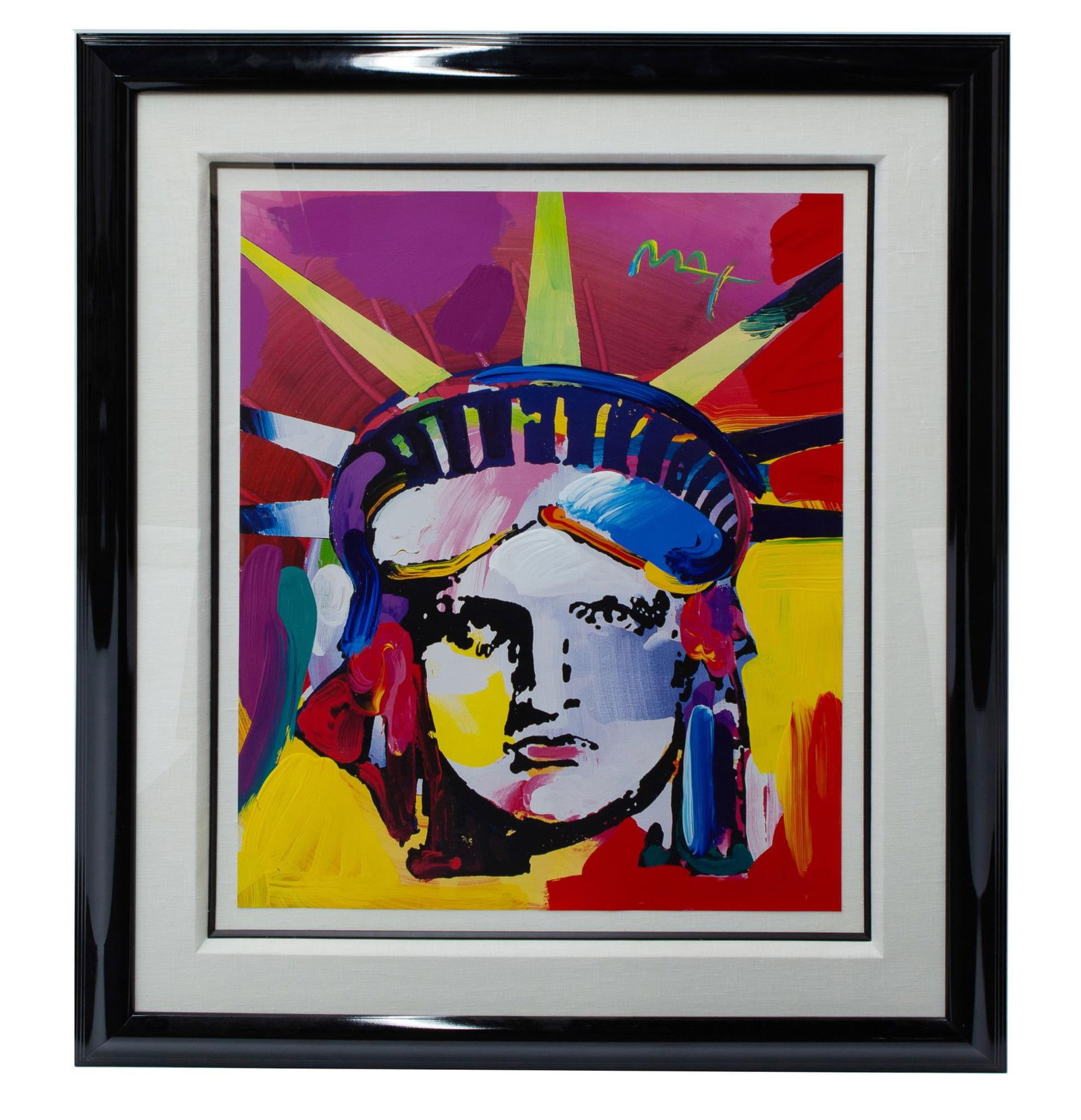 Peter Max - Delta - Acrylic on Canvas (1 of 3)