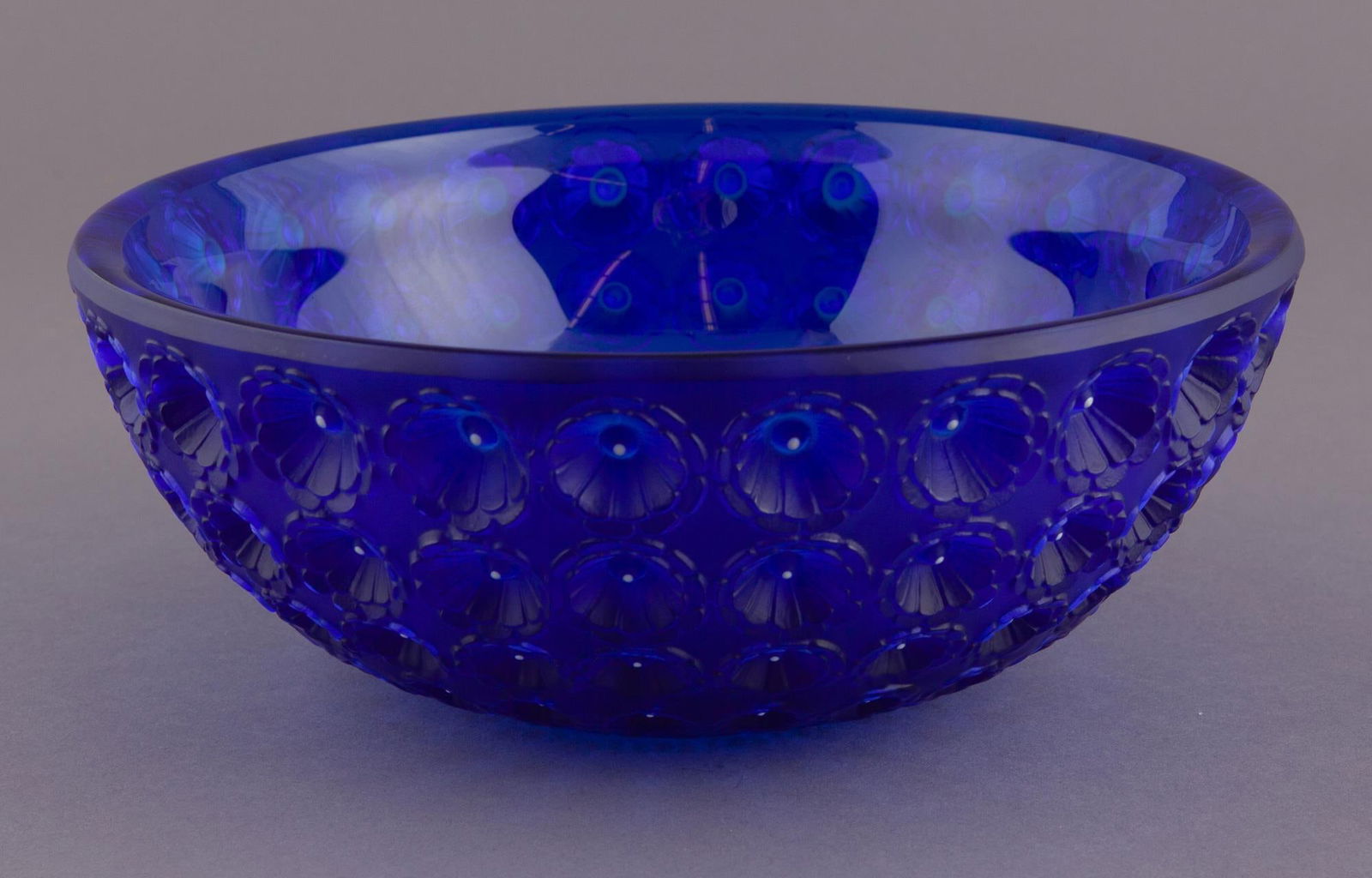 Lalique Cobalt Blue Nemours Bowl (1 of 7)