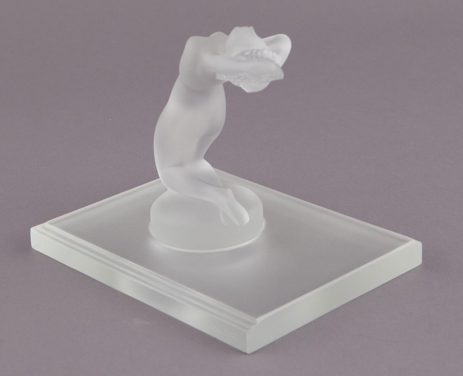 Pair of Lalique Chrysis Bookends (1 of 10)