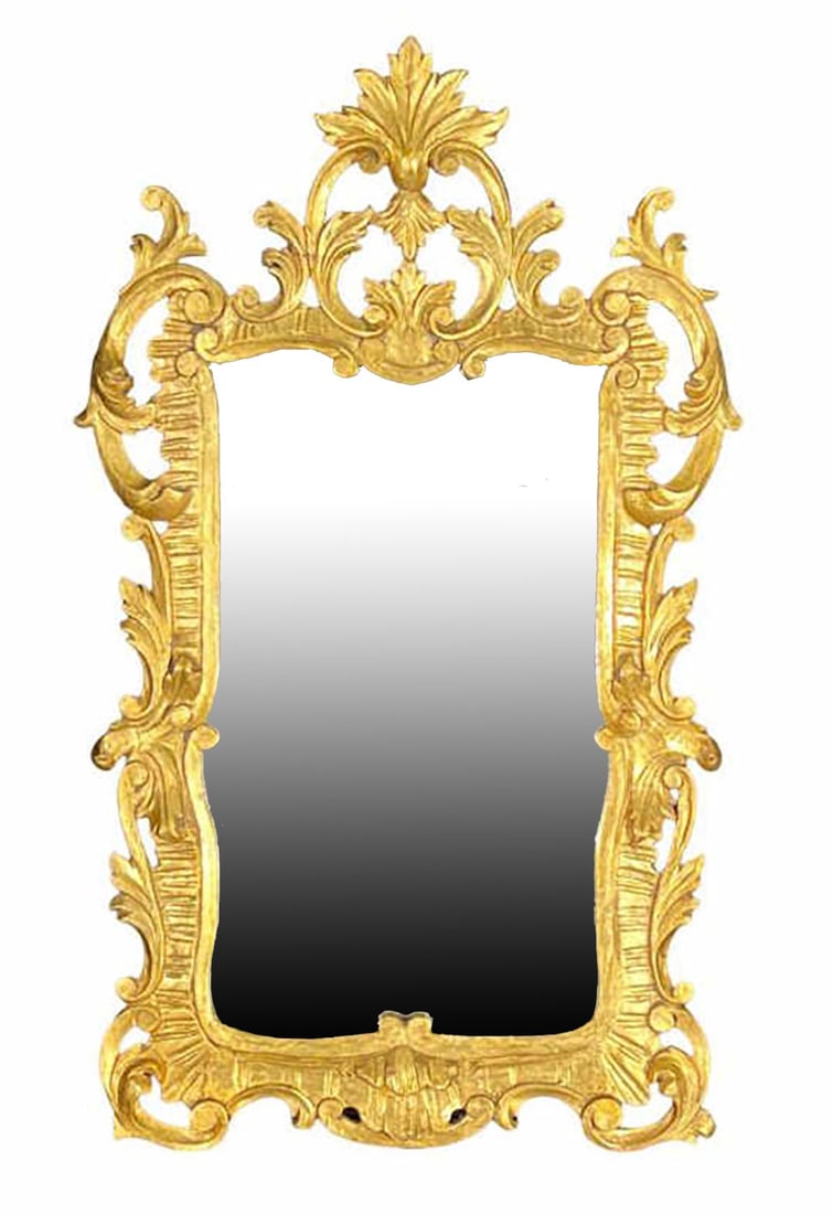 Antique Chippendale Style Mirror (Italian) (1 of 3)