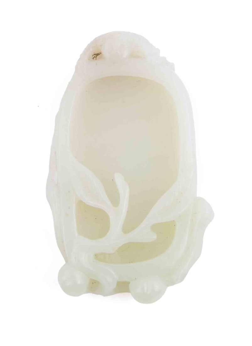 Two Chinese Carved Jade Seals and a Brush Wash (1 of 11)