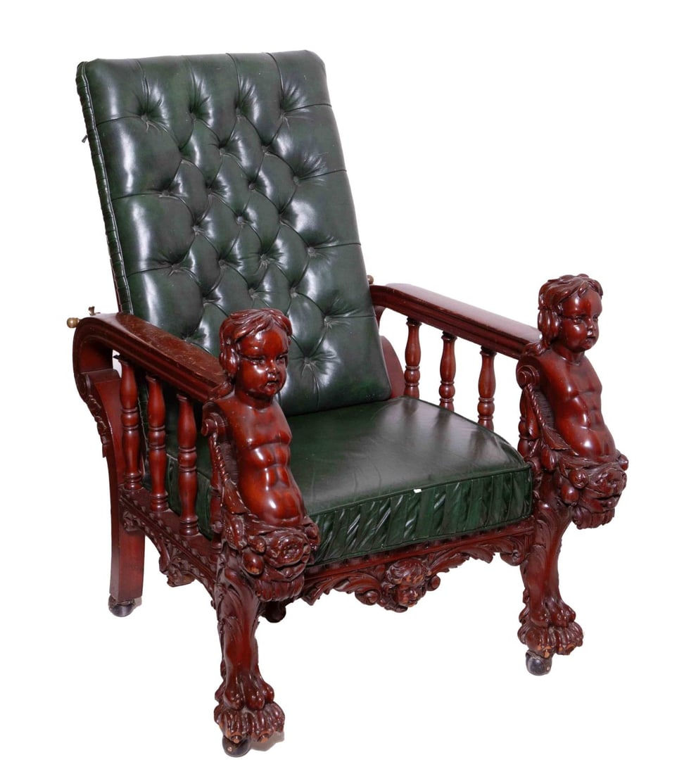 Arts & Crafts English Morris Chair (1 of 9)