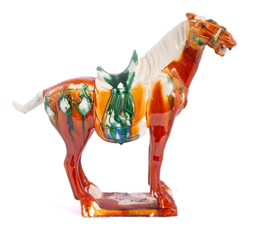 Vintage Chinese Ceramic Horse (1 of 9)