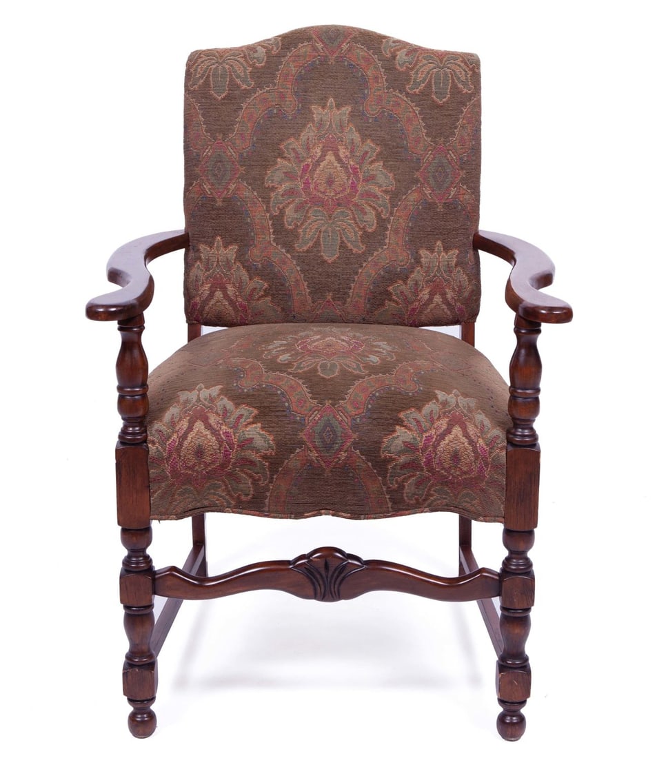 Cherry Wood Living Room Chair (1 of 12)