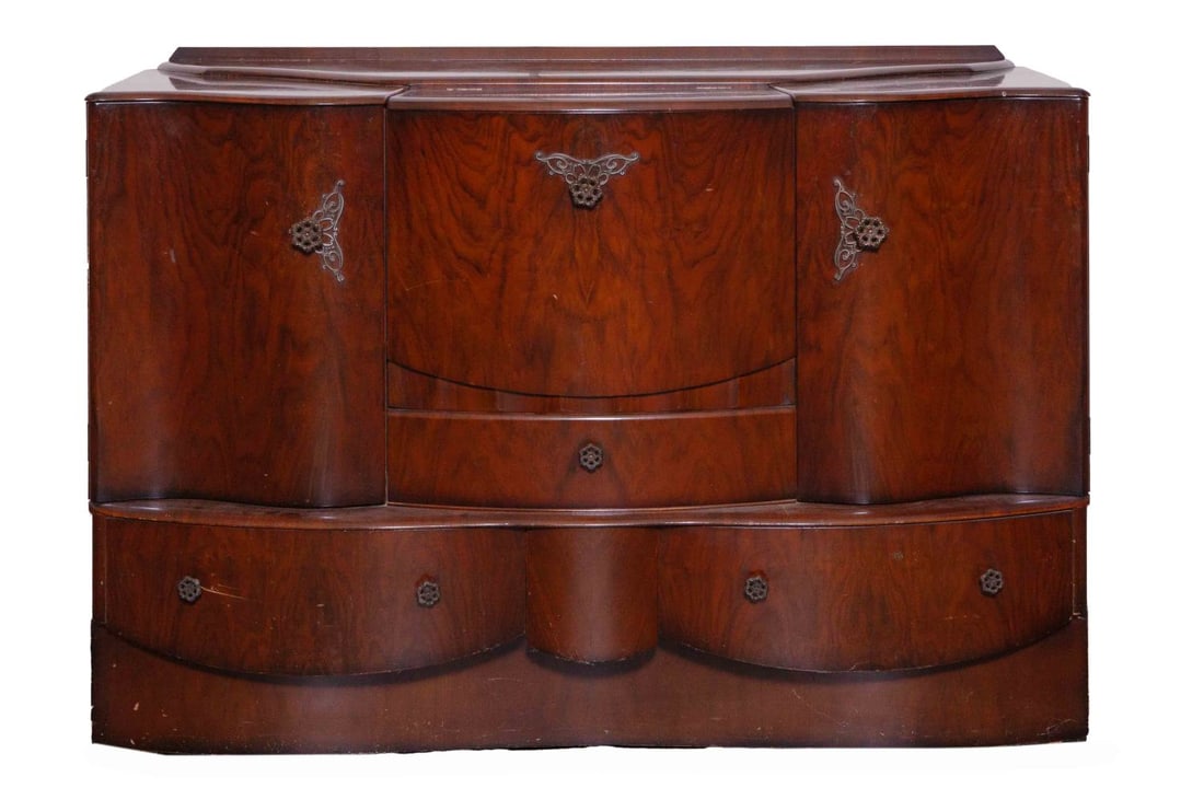 Art Deco Wet Bar & Game Table (1 of 7)