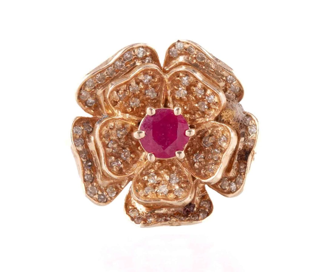 Ladies Ruby & Diamond Ring (1 of 6)