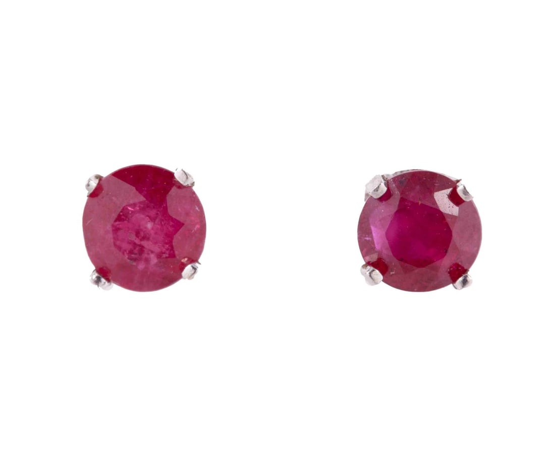 Pair of Ruby Earrings (1 of 6)