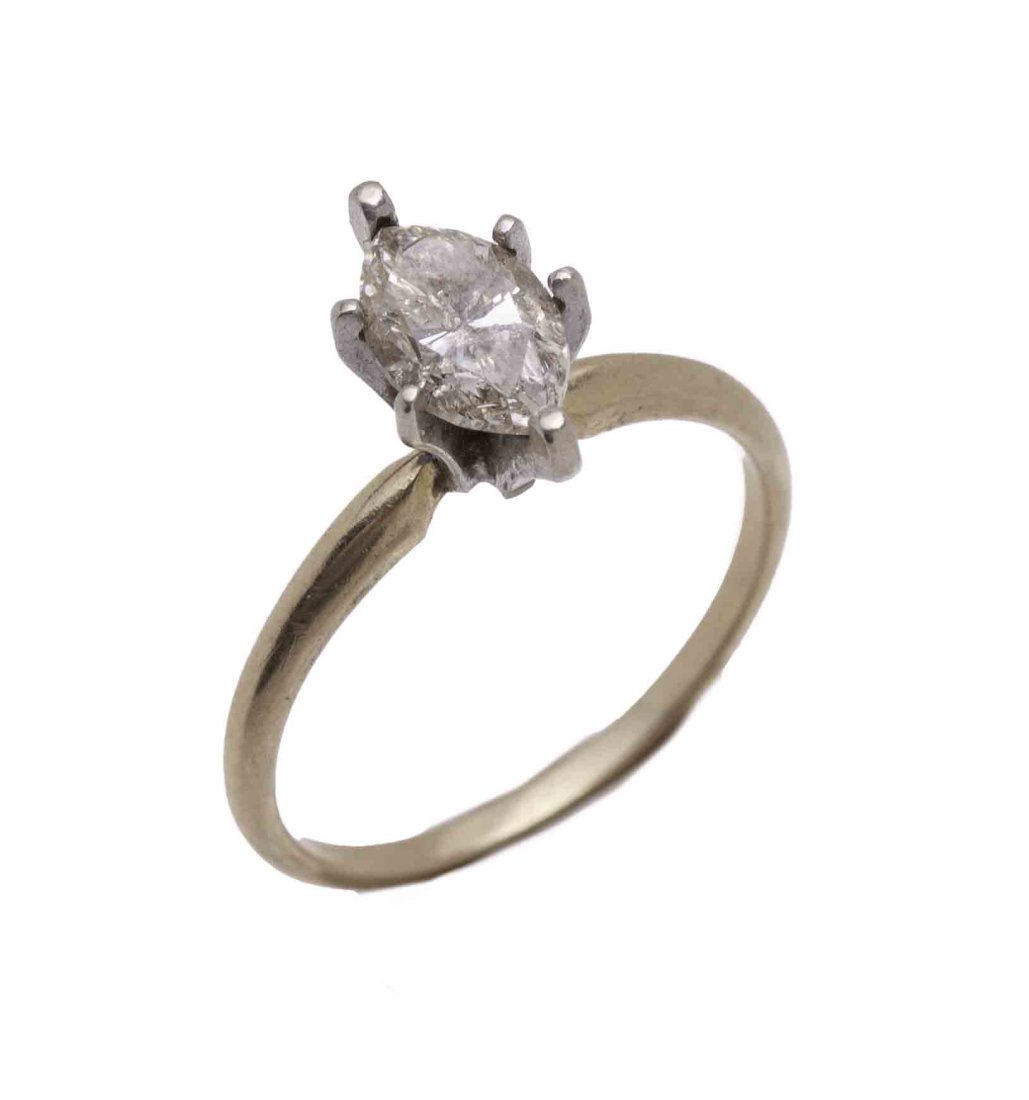 Ladies Marquise Diamond Ring (1 of 4)