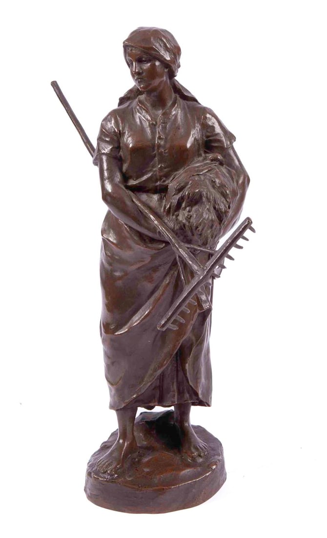 Hans Muller, Farming Woman Bronze (1 of 10)