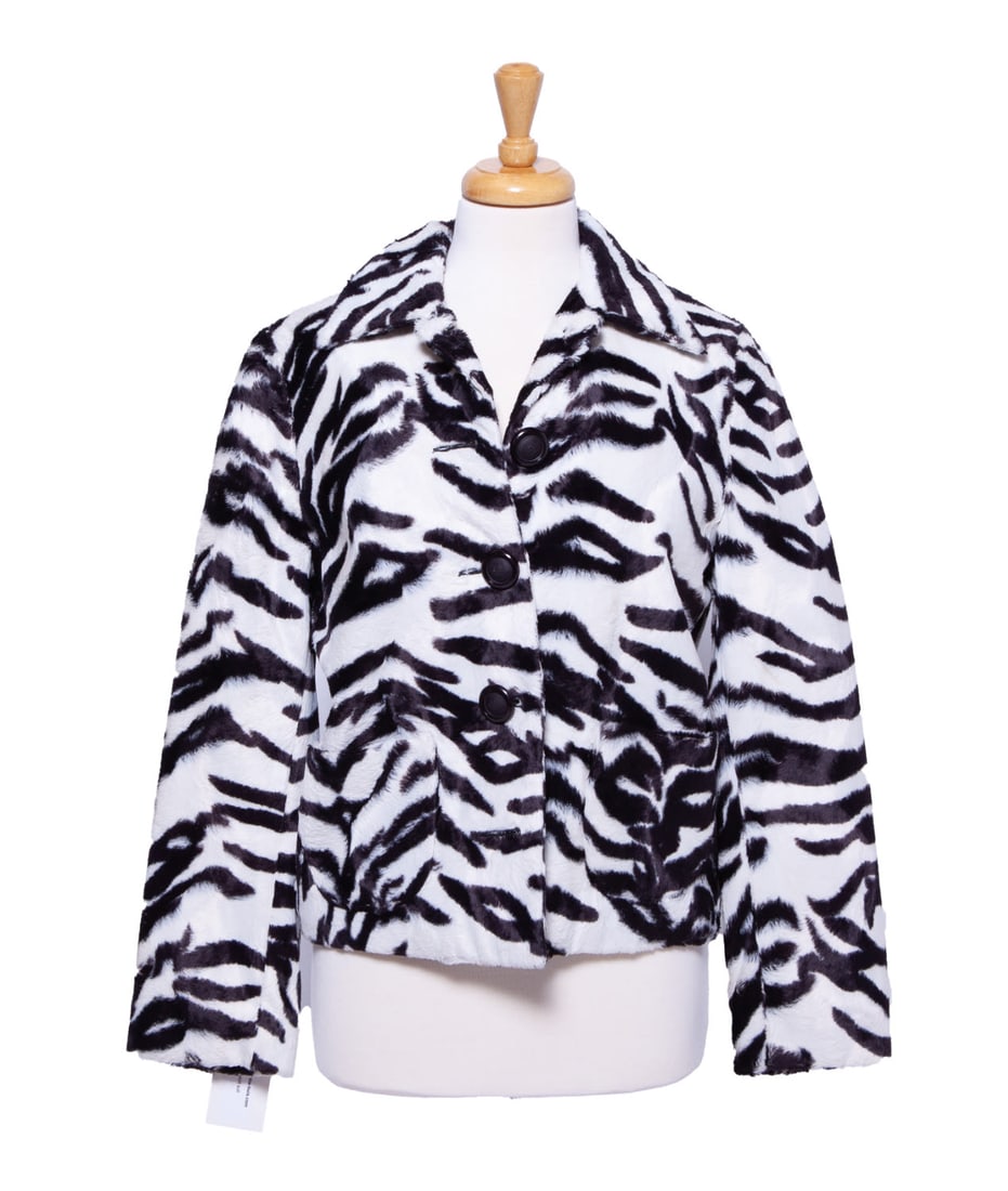 Versace Jeans Couture Fuzzy Zebra Print Fleece (1 of 5)