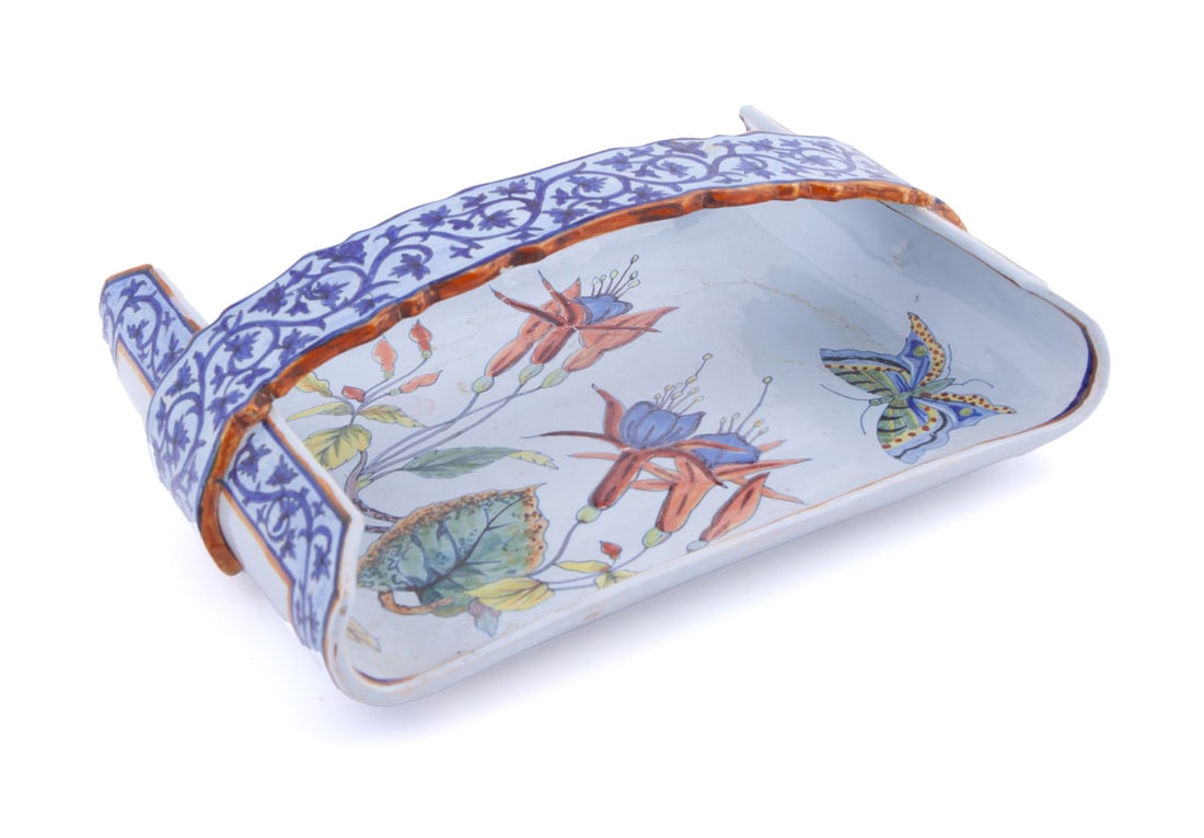 Quimper Decor Rache Basket by Porquier-Beau (1 of 8)