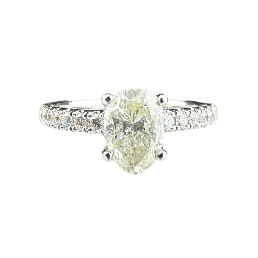 14kt White Gold Diamond Engagement Ring (1 of 3)