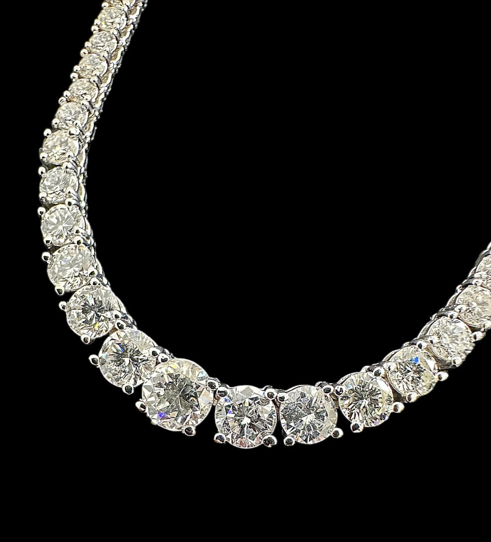 Diamond Ladies Riviera Necklace (1 of 3)