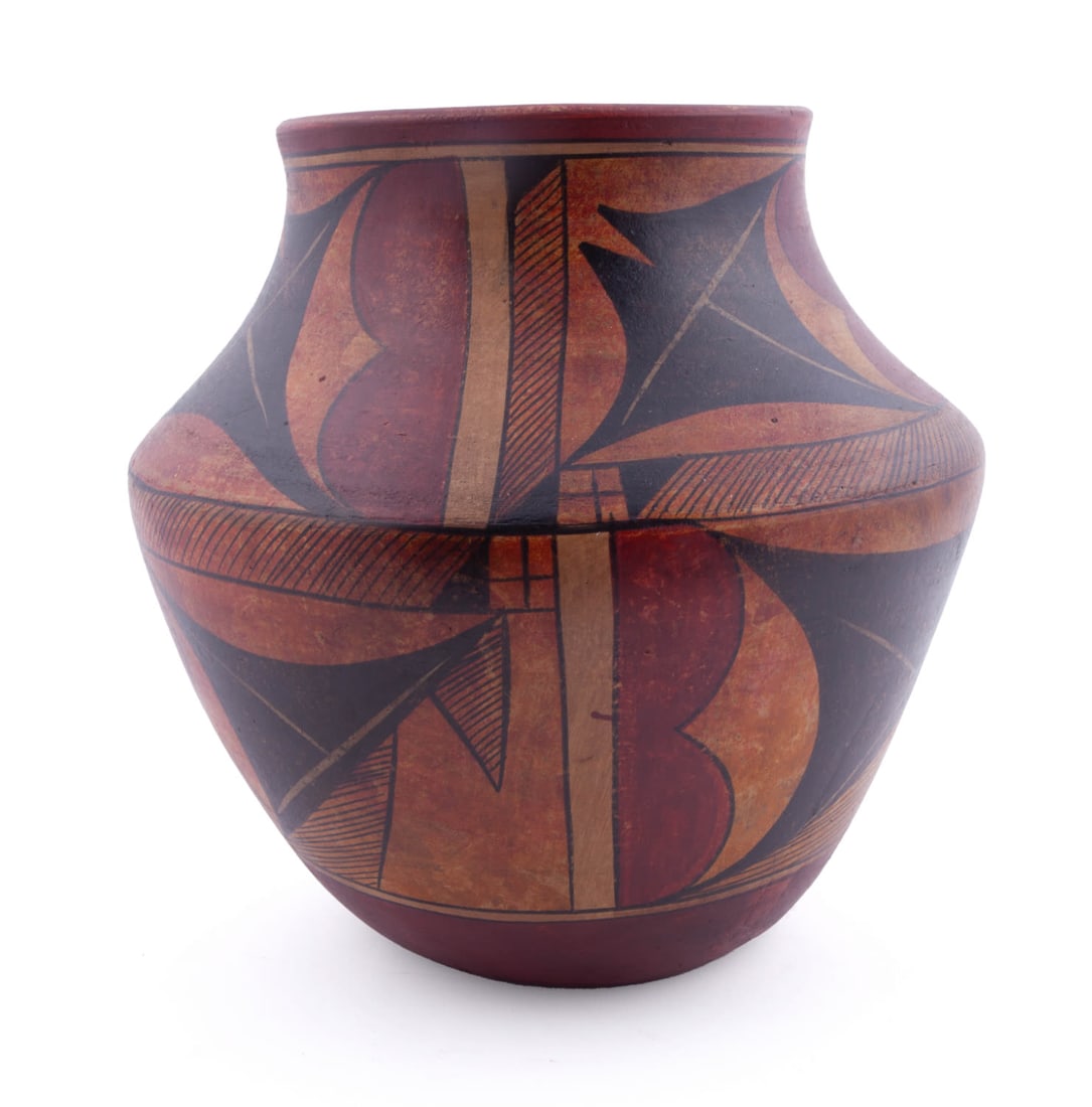 Large Native American Clay Vasua Hopi Pottery Vase (1 of 5)
