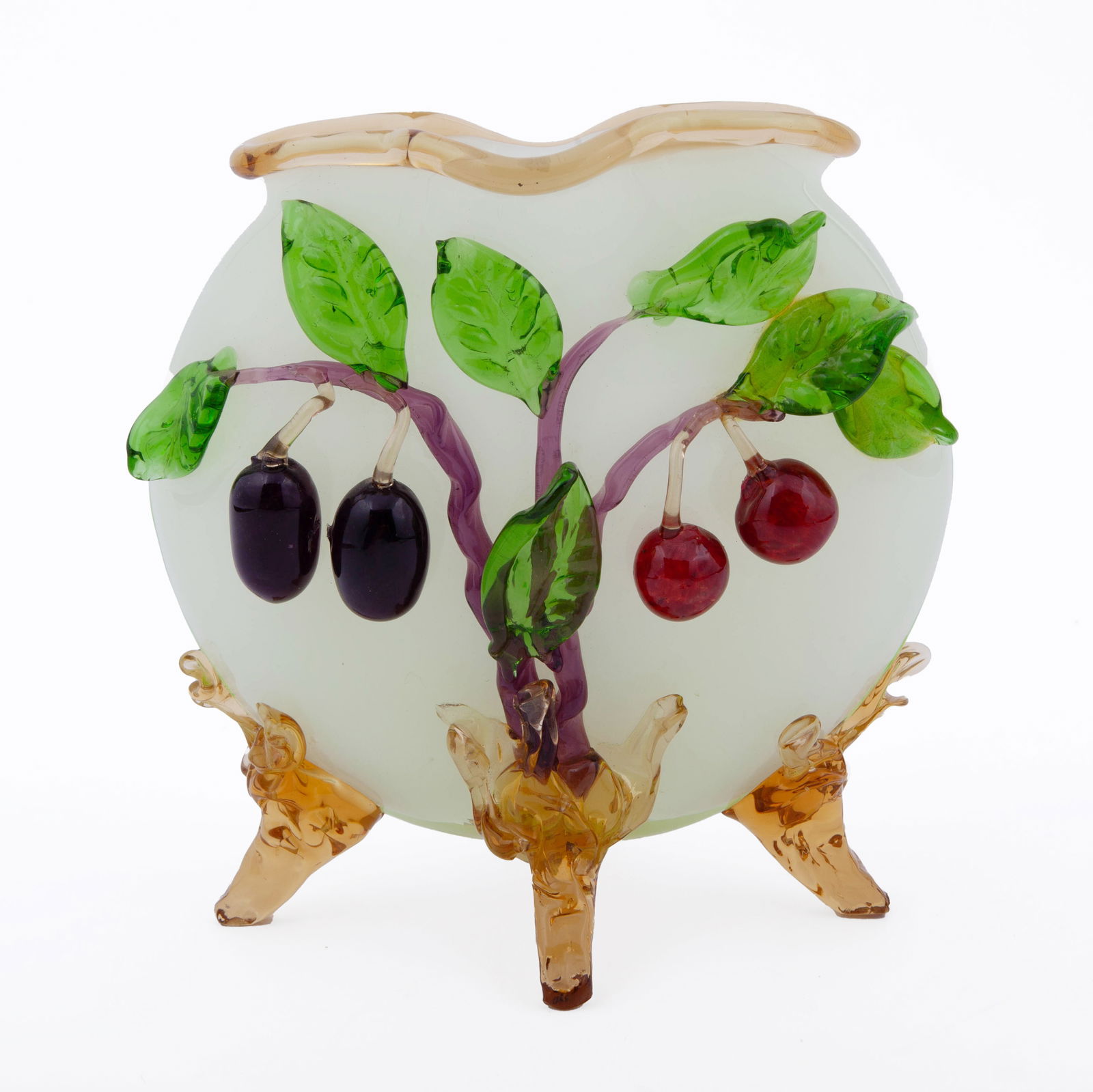 Victorian Era Stevens & Williams Art Glass Vase (1 of 6)